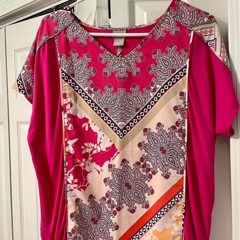 Multi color Chico’s shirt